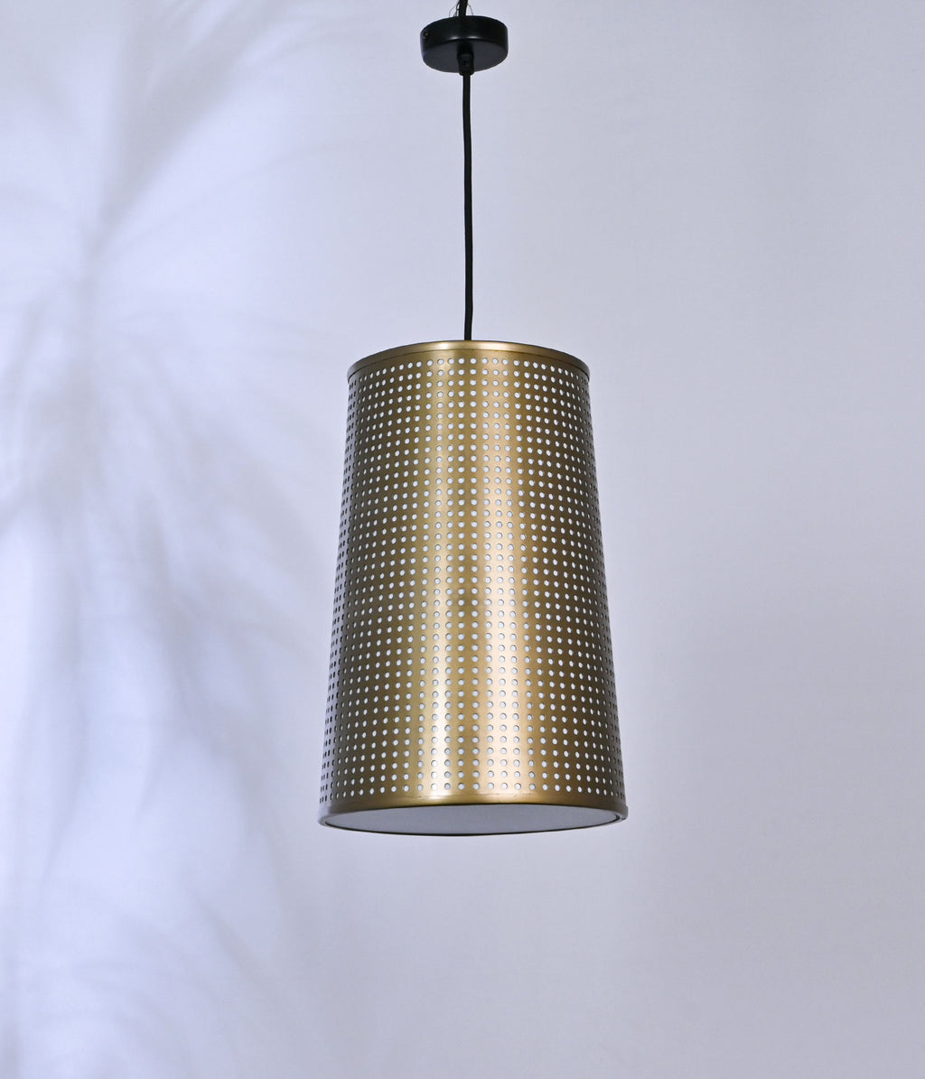 Perforated Metal Shade Pendant Light