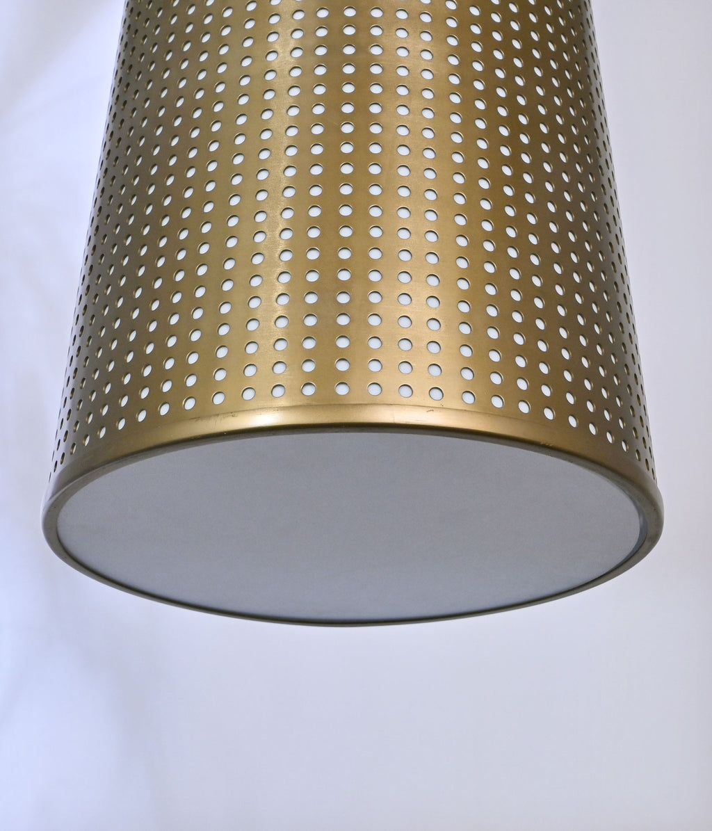 Perforated Metal Shade Pendant Light