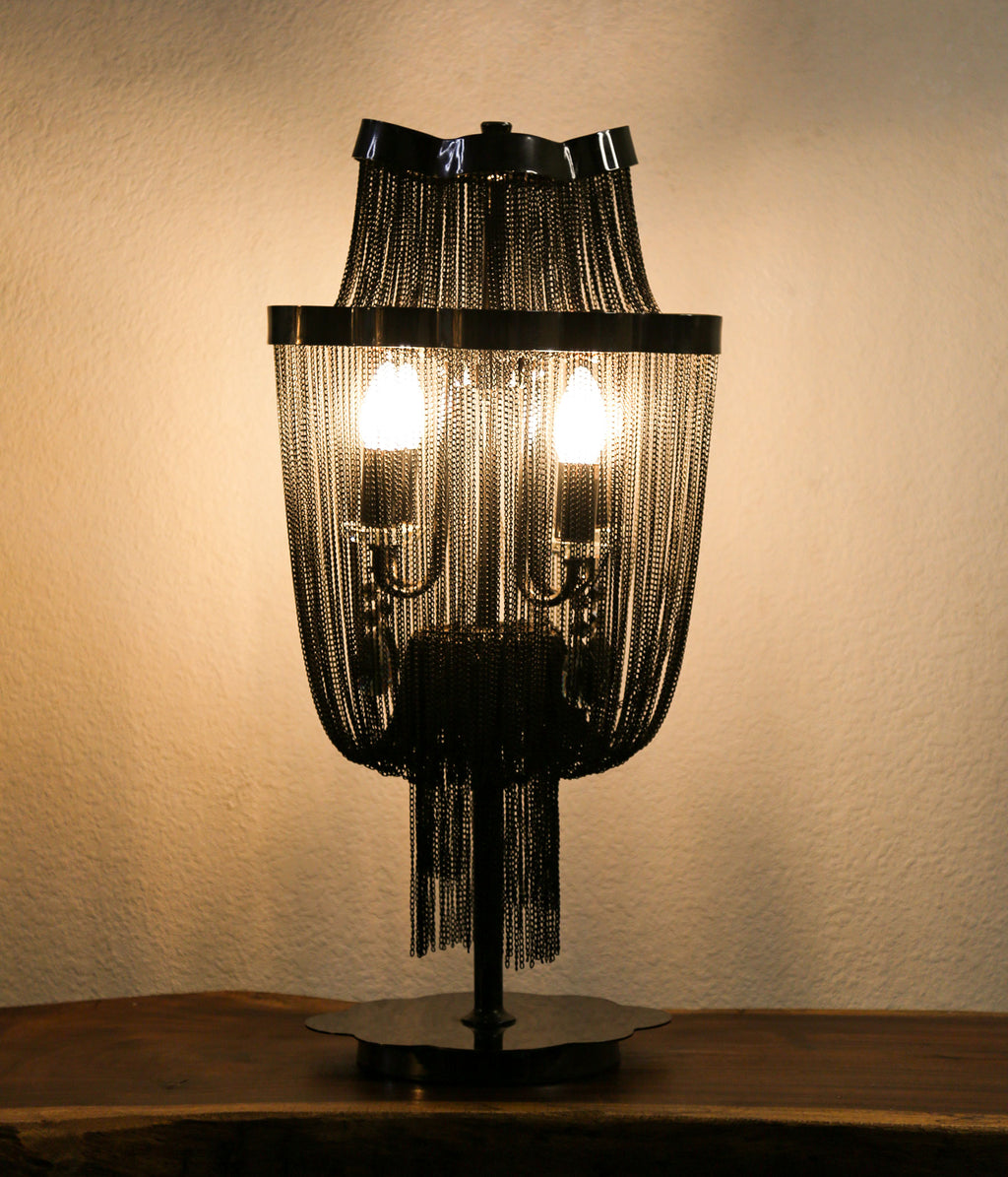 Iron Chainmail Lamp