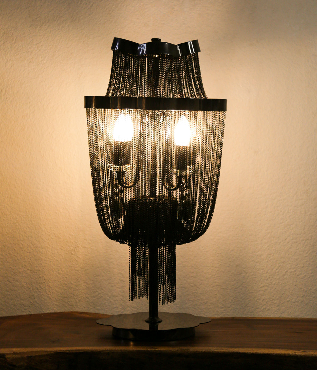 Iron Chainmail Lamp