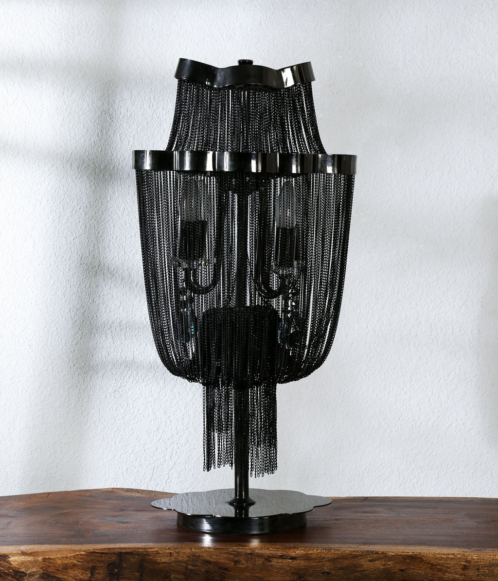 Iron Chainmail Lamp