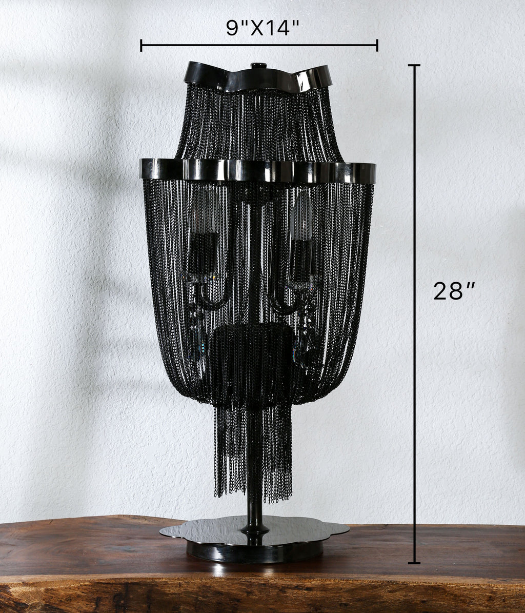 Iron Chainmail Lamp