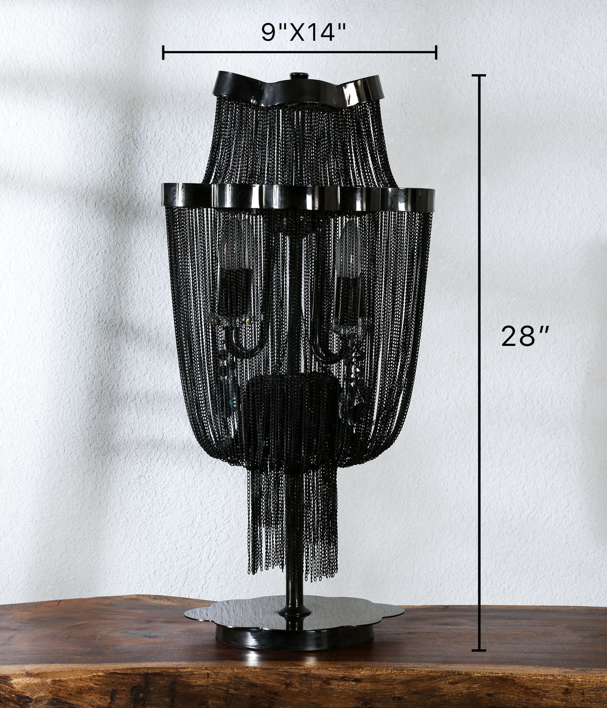 Iron Chainmail Lamp