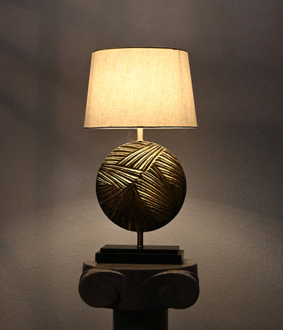 Golden Orbit Lamp
