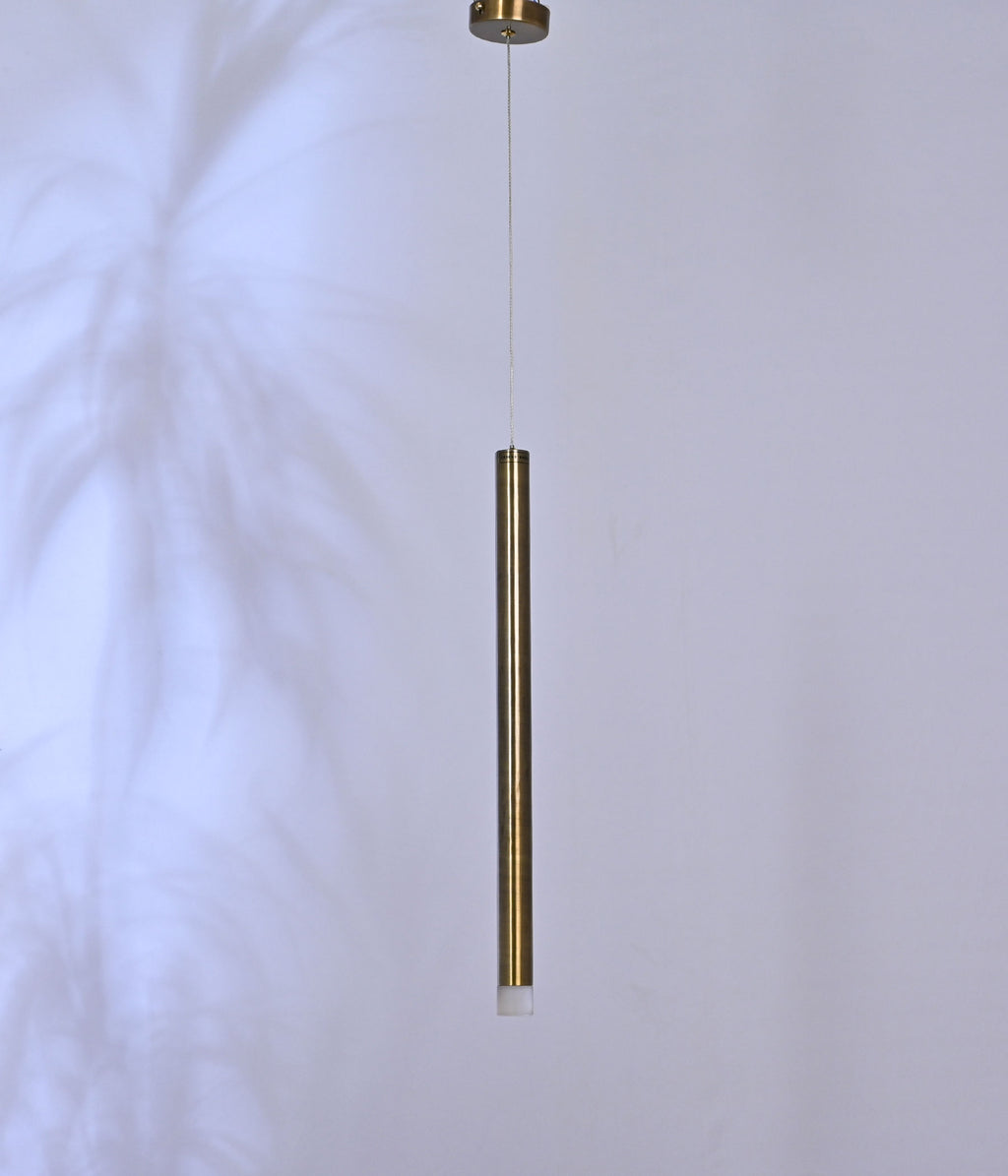 Antique Brass LED Pendant Light