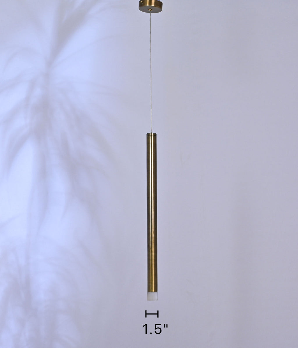 Antique Brass LED Pendant Light