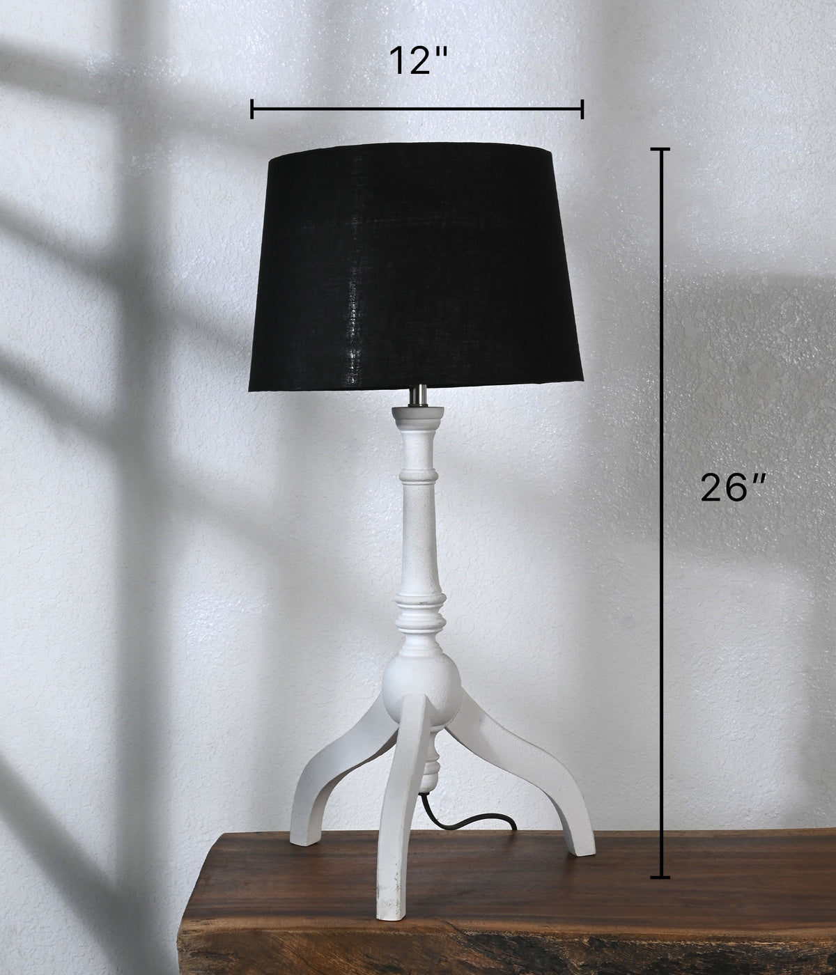 Ivory Tripod Lamp