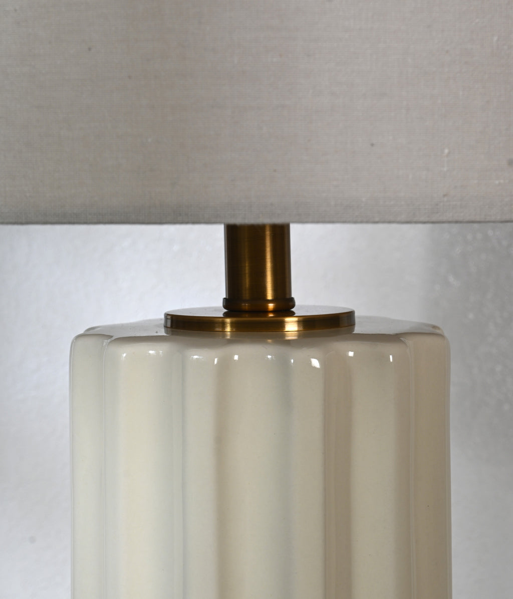 Ivory Crest Lamp