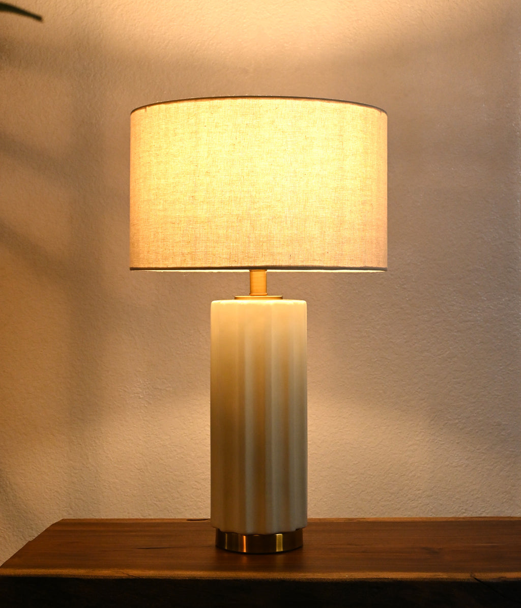 Ivory Crest Lamp
