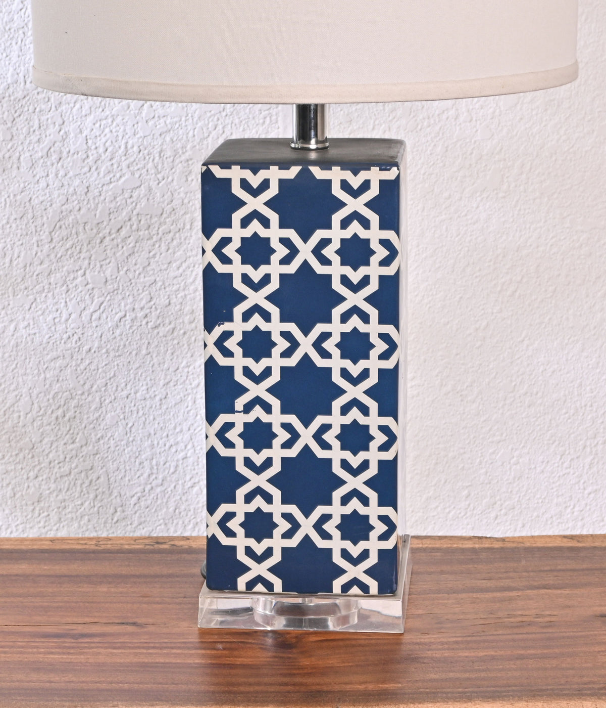 Indigo Essence blue printed lamp