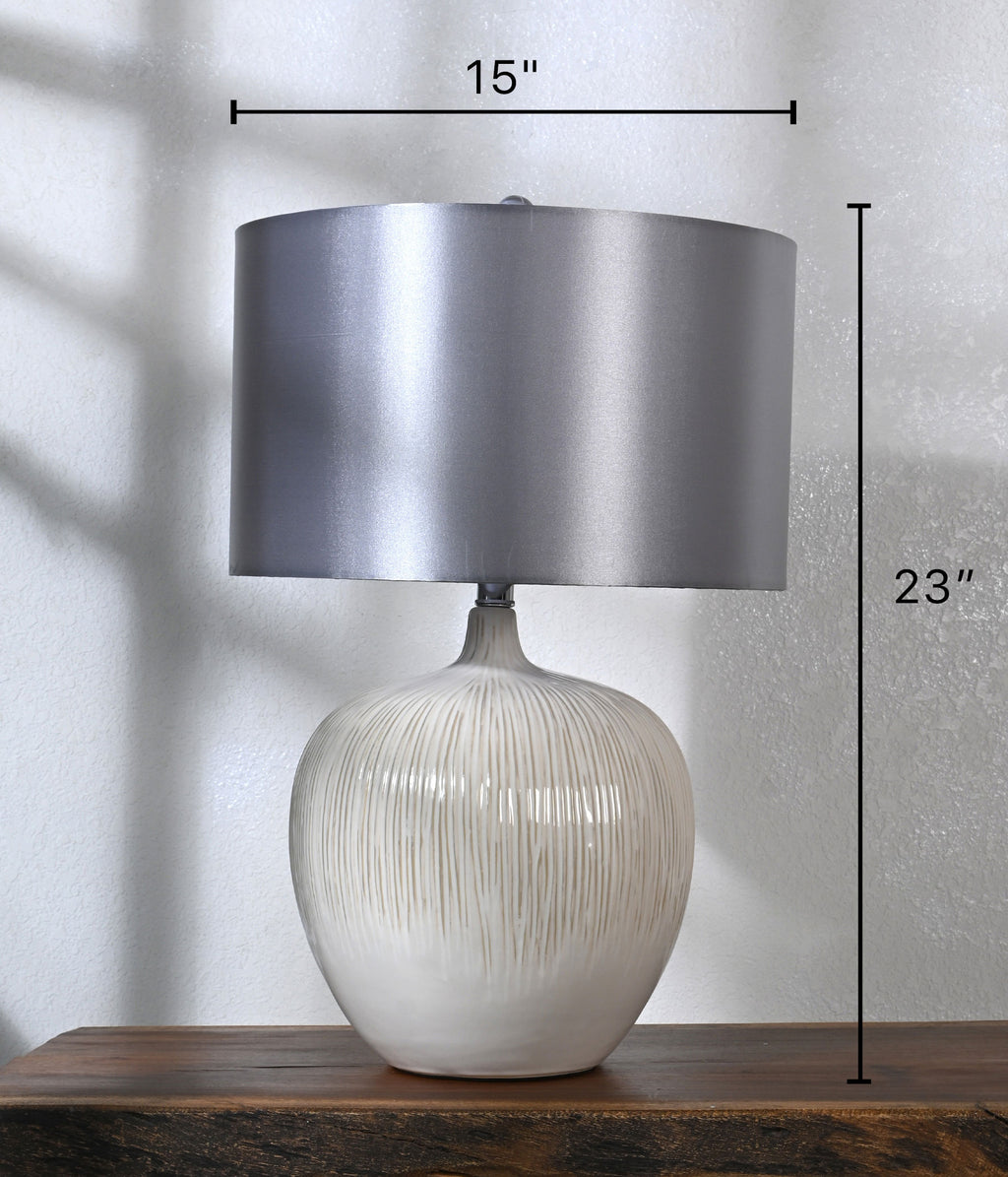 Silver Dune Lamp