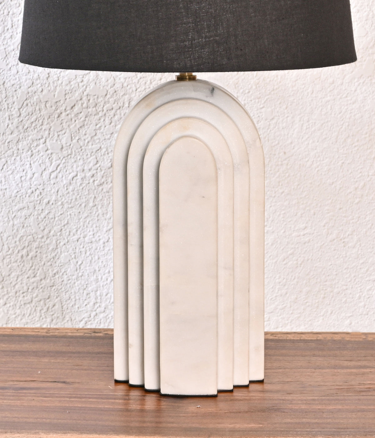 Midnight Marble Arched Radiance black lampshade