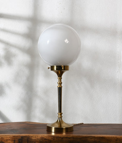 Brass Globe Lamp