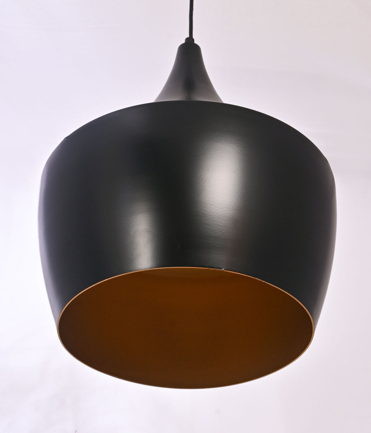 Matt Black & Gold Interior Pendant