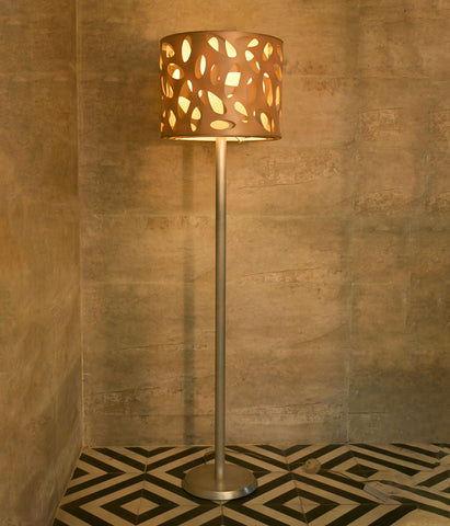 Three-Layered Laser Cut Floor Lamp