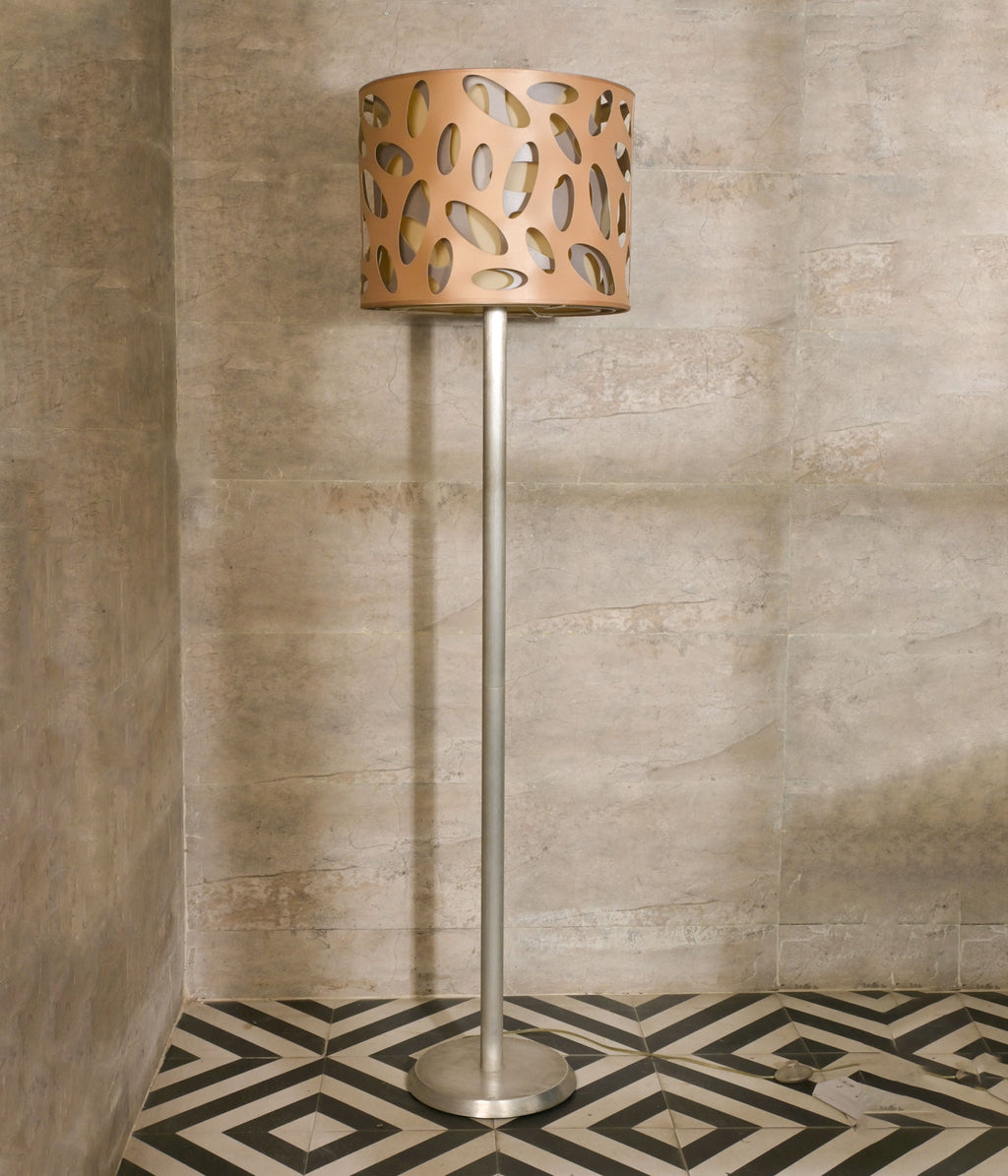 Three-Layered Laser Cut Floor Lamp