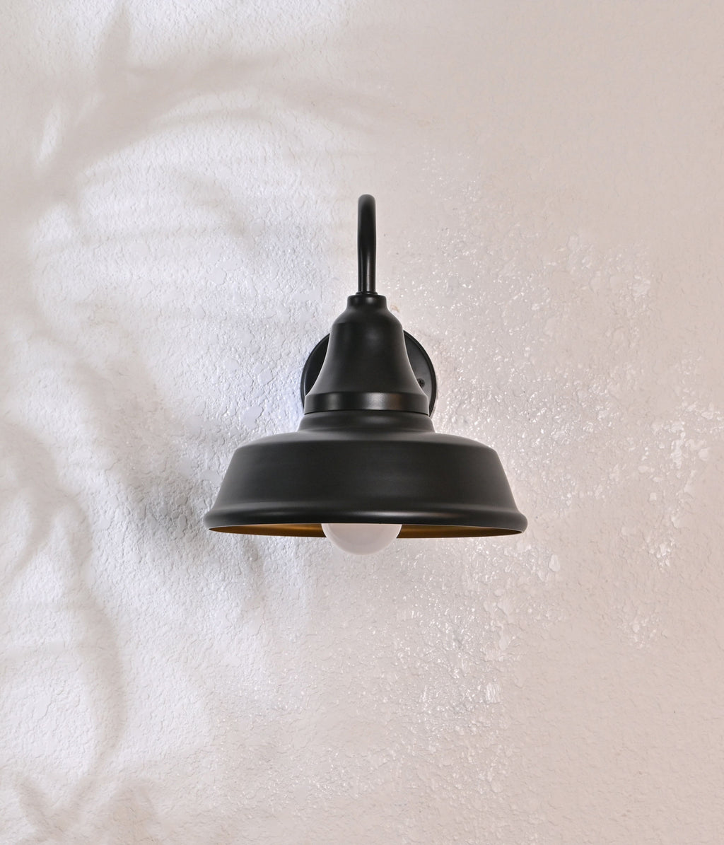 Matte Elegance Outdoor Wall Lantern
