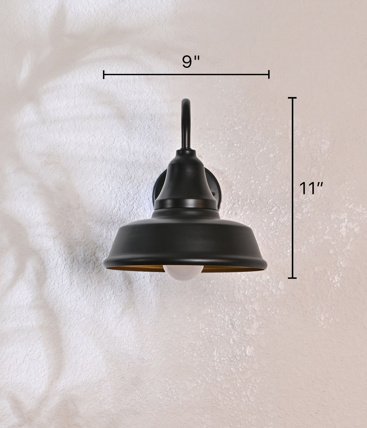 Matte Elegance Outdoor Wall Lantern