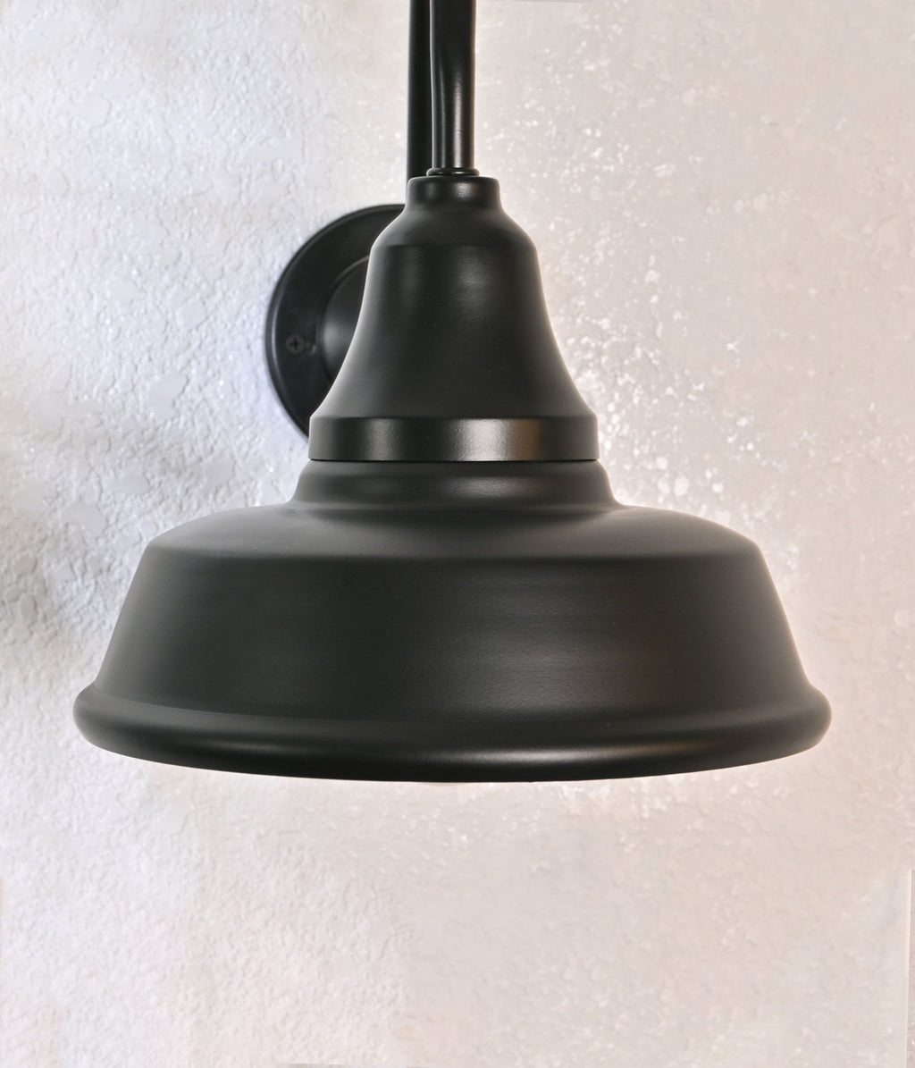 Matte Elegance Outdoor Wall Lantern
