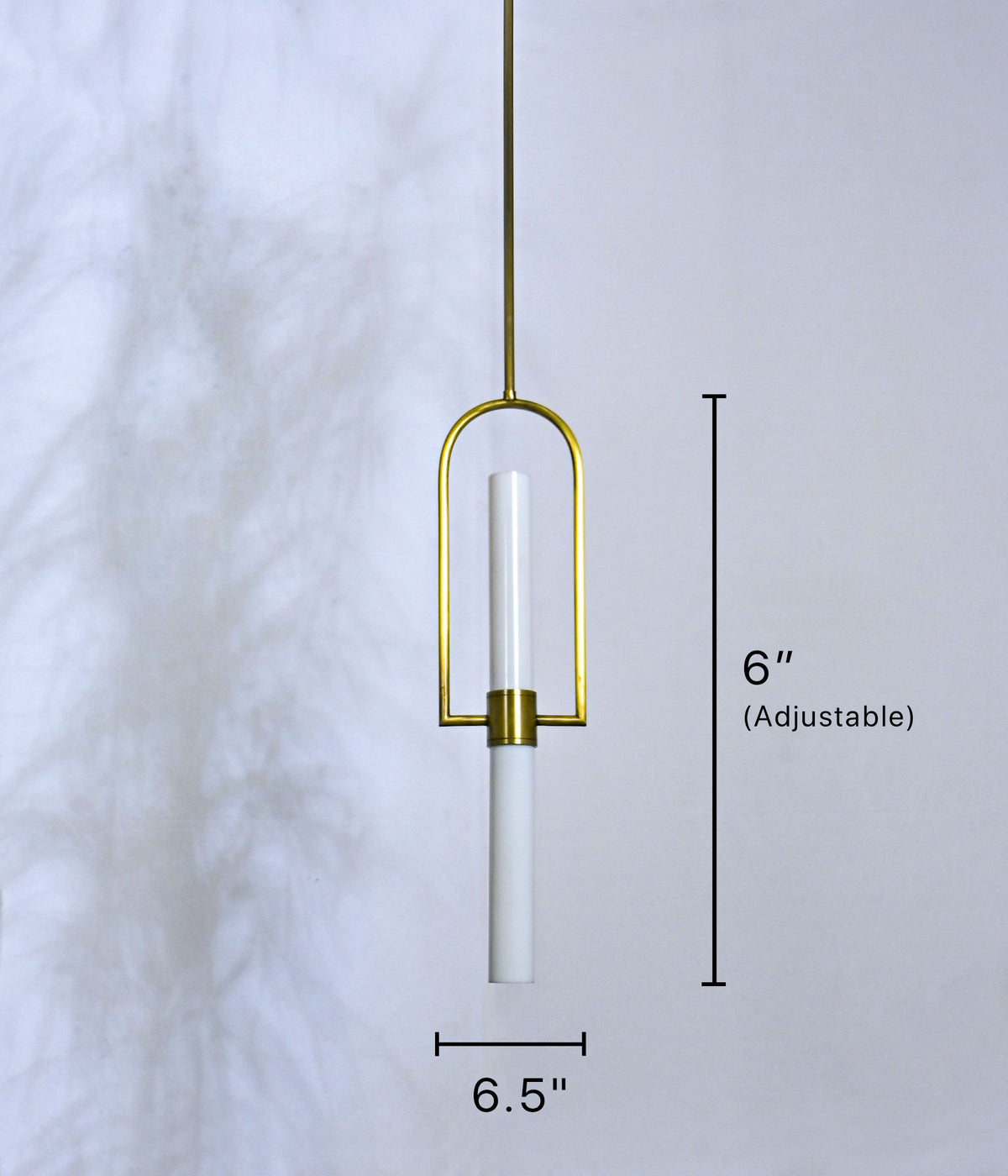 Matt Brass Dual Lighting Pendant