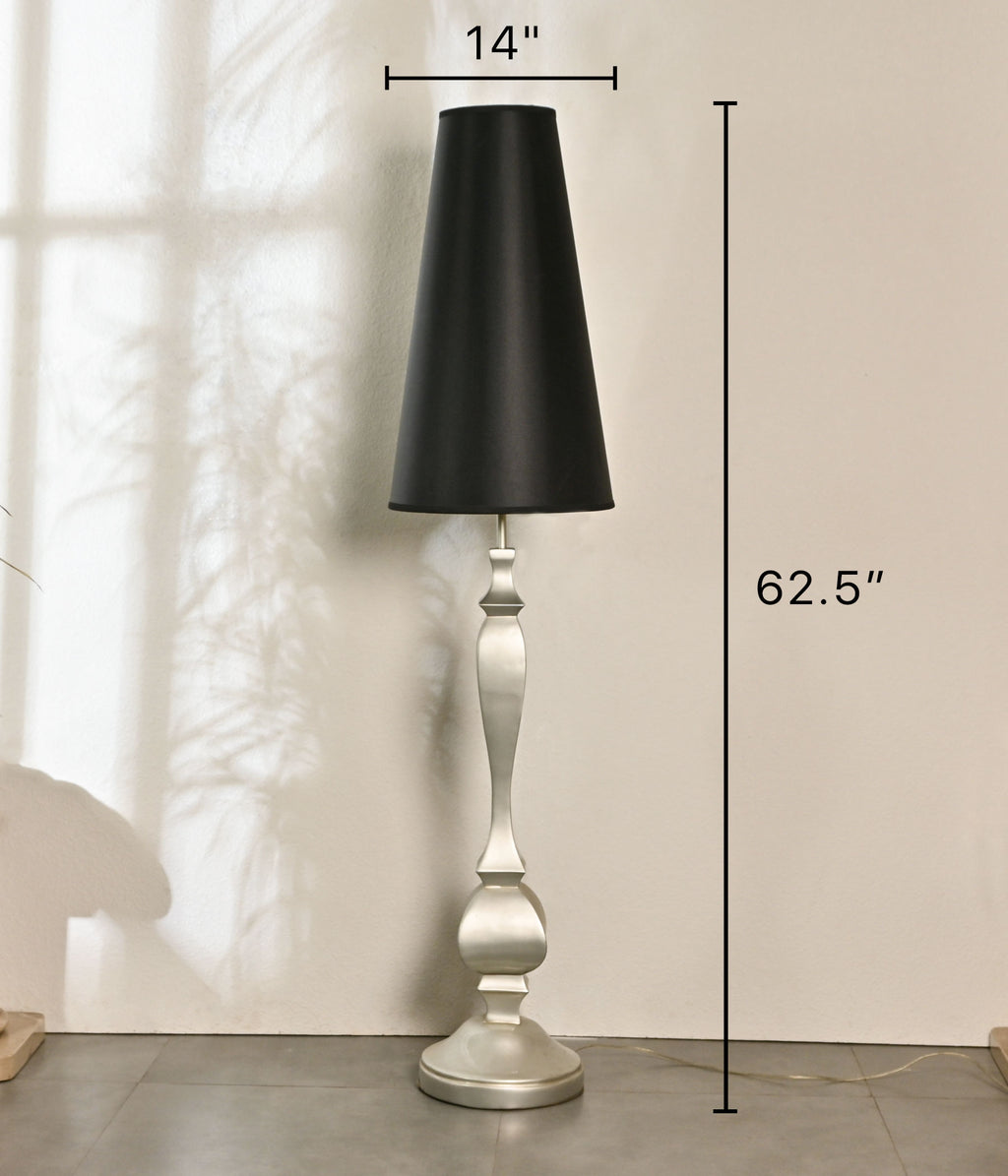 Champagne Noir Floor Lamp