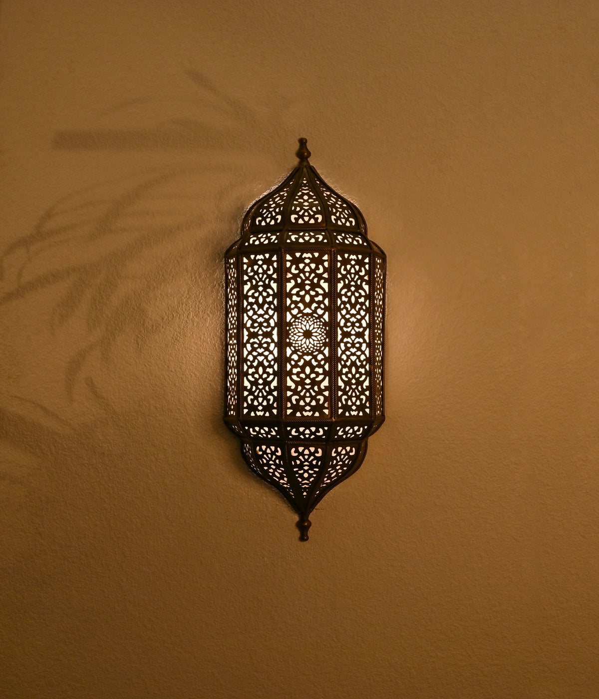 Moroccan Brass Elegance Sconce