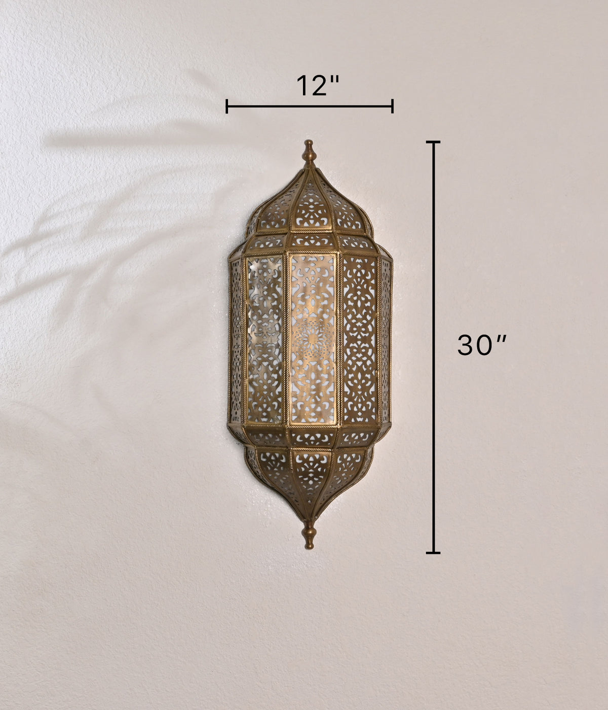 Moroccan Brass Elegance Sconce