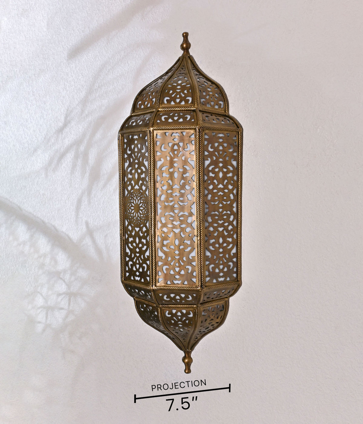 Moroccan Brass Elegance Sconce