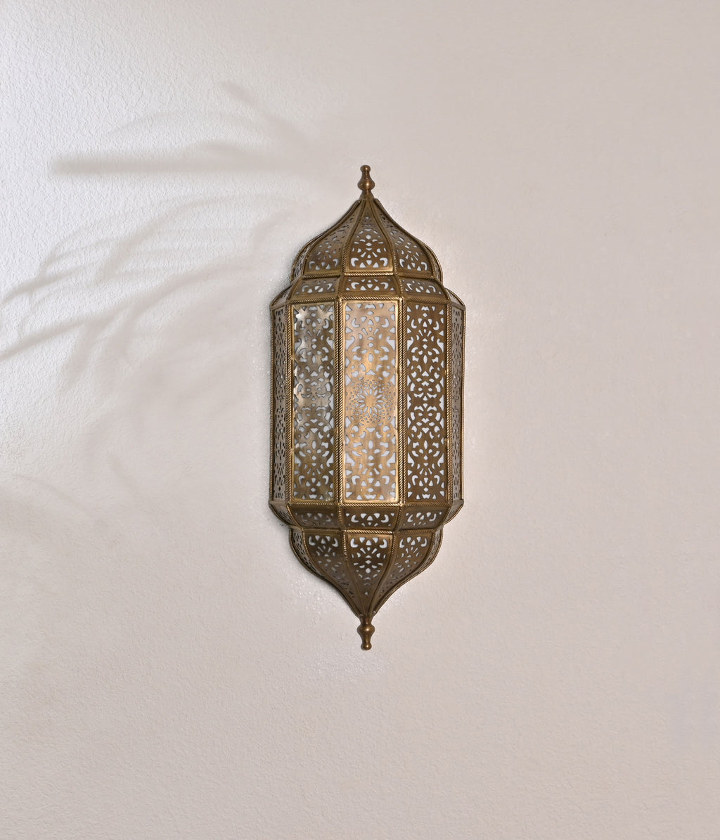 Moroccan Brass Elegance Sconce