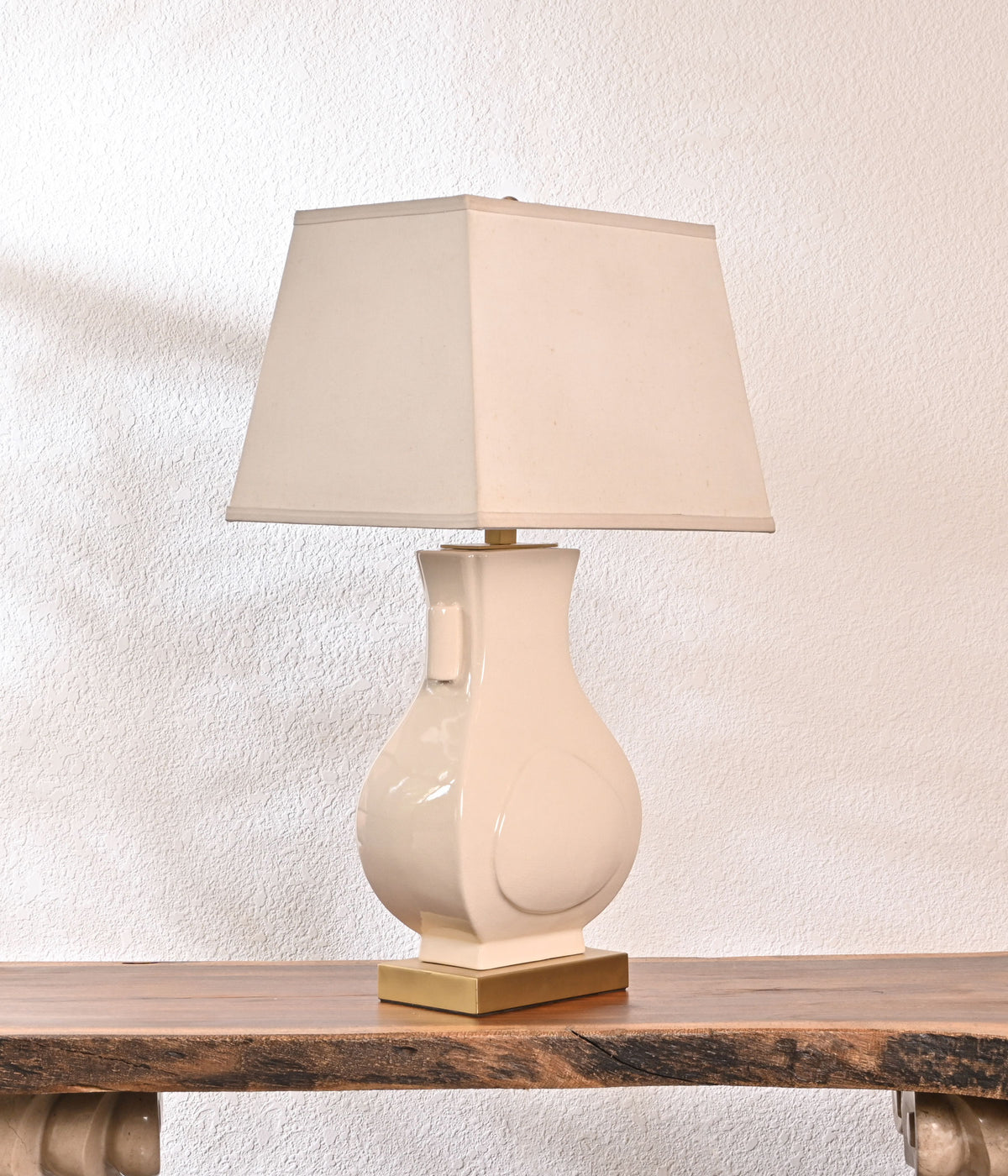 Celestial Pottery white lamp