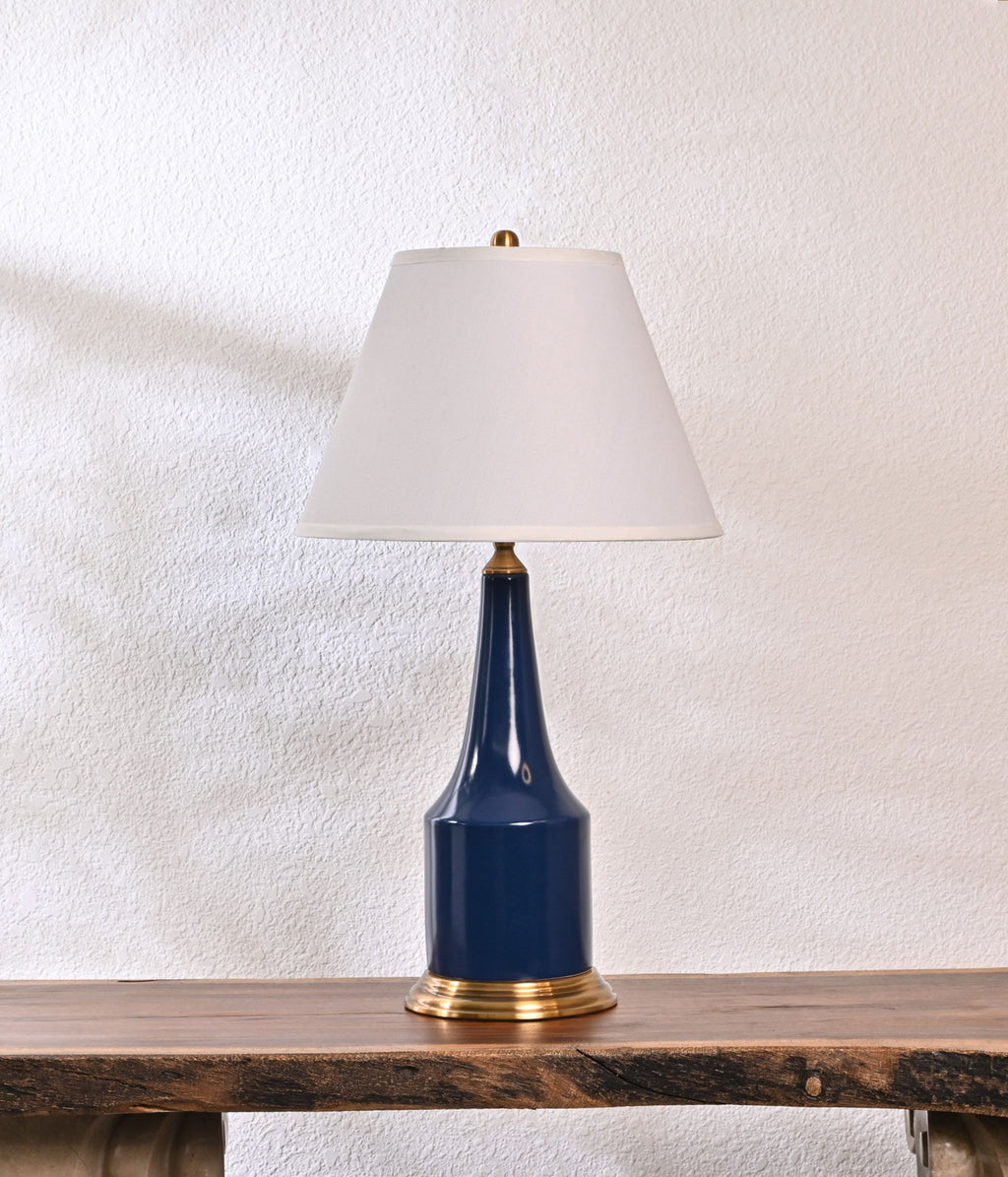 Cobalt Creation Luminary off white shade lamp