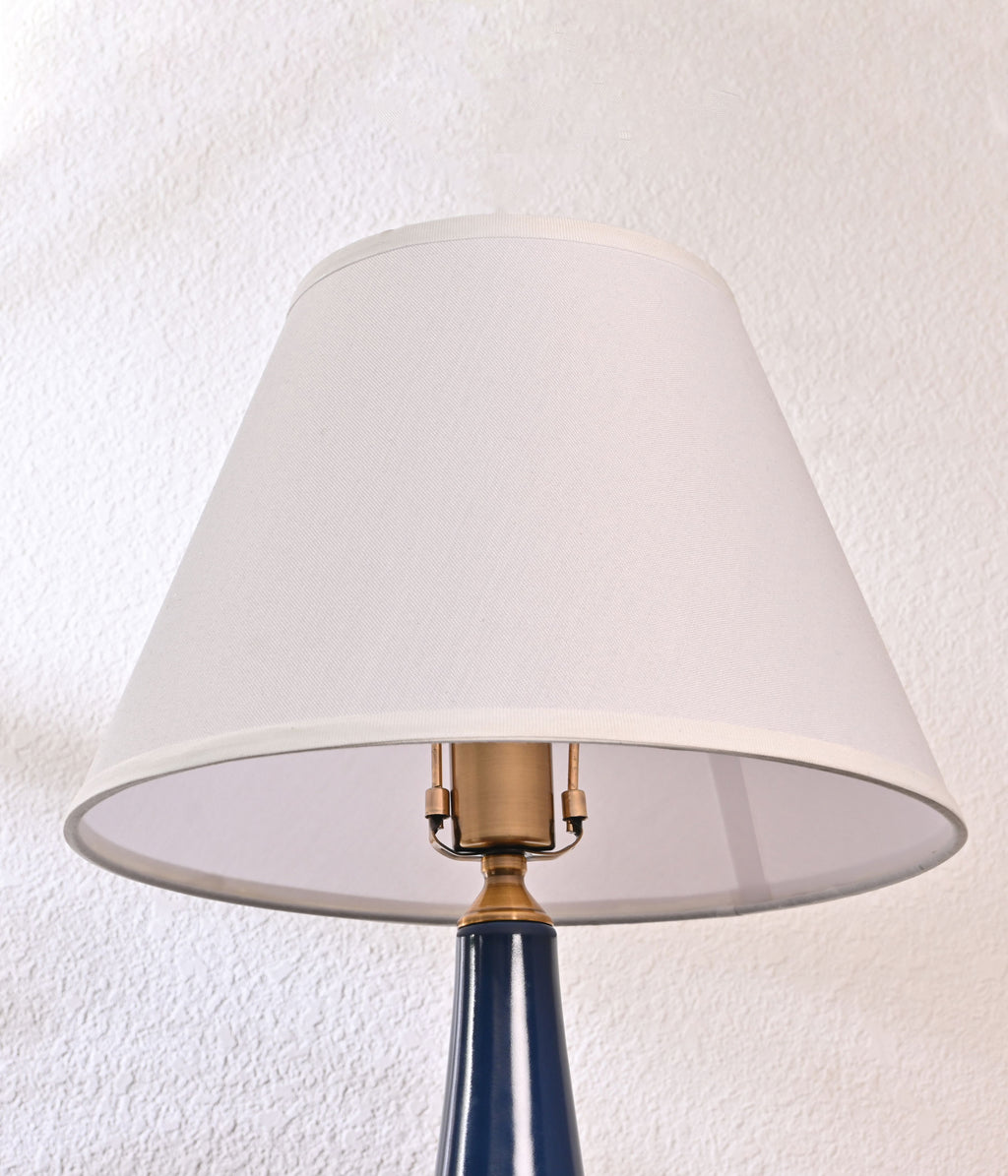 Cobalt Creation Luminary off white shade lamp