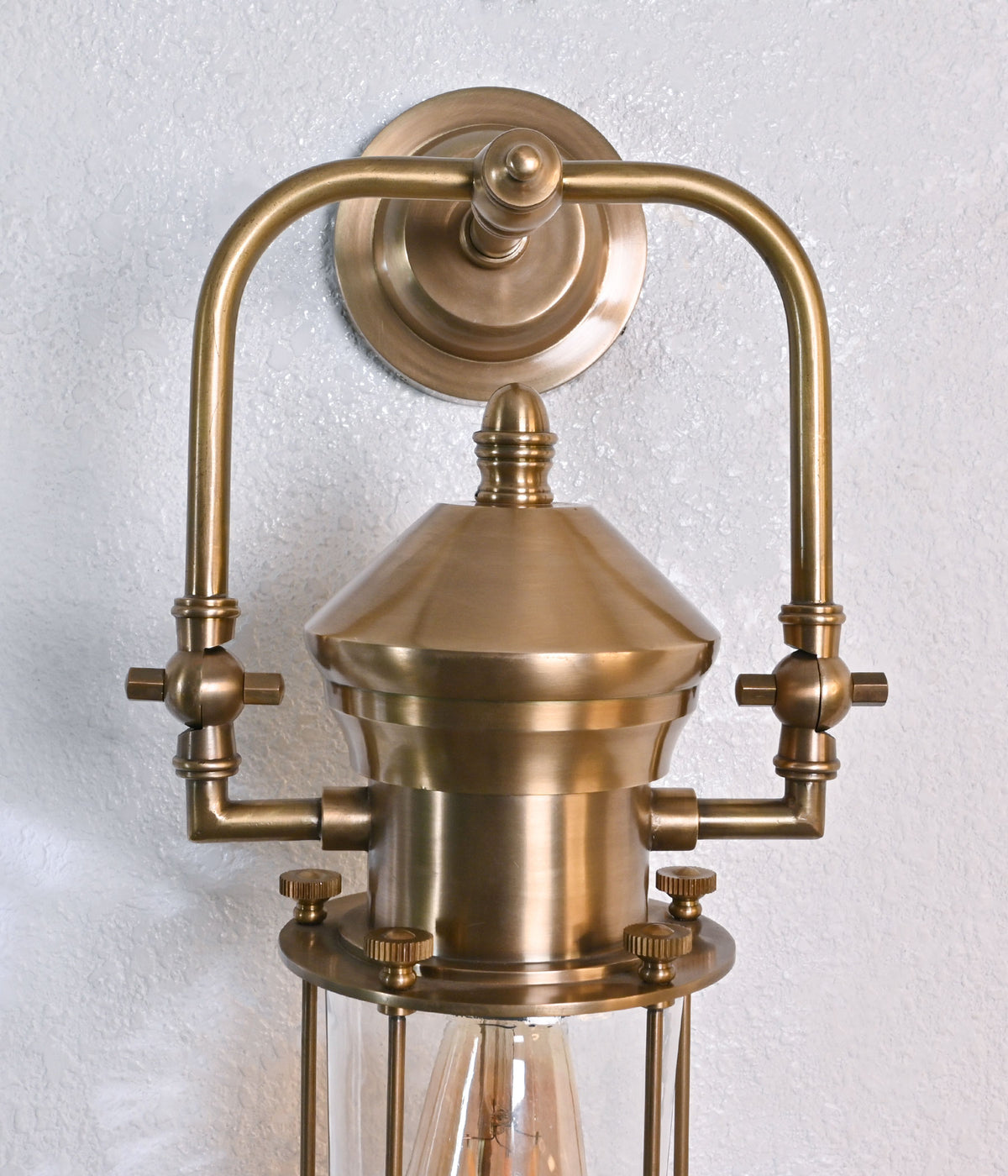 Timeless Brass Lantern Sconce