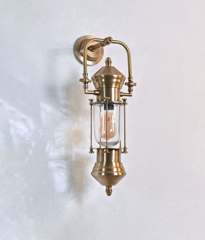 Timeless Brass Lantern Sconce