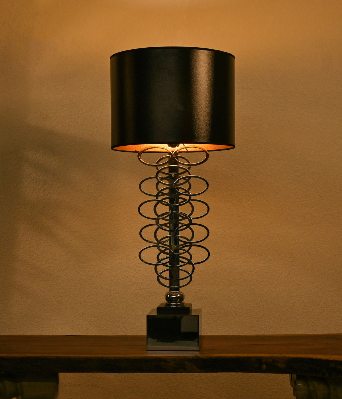 Chrome Noir Ring Radiance Ensemble golden shade