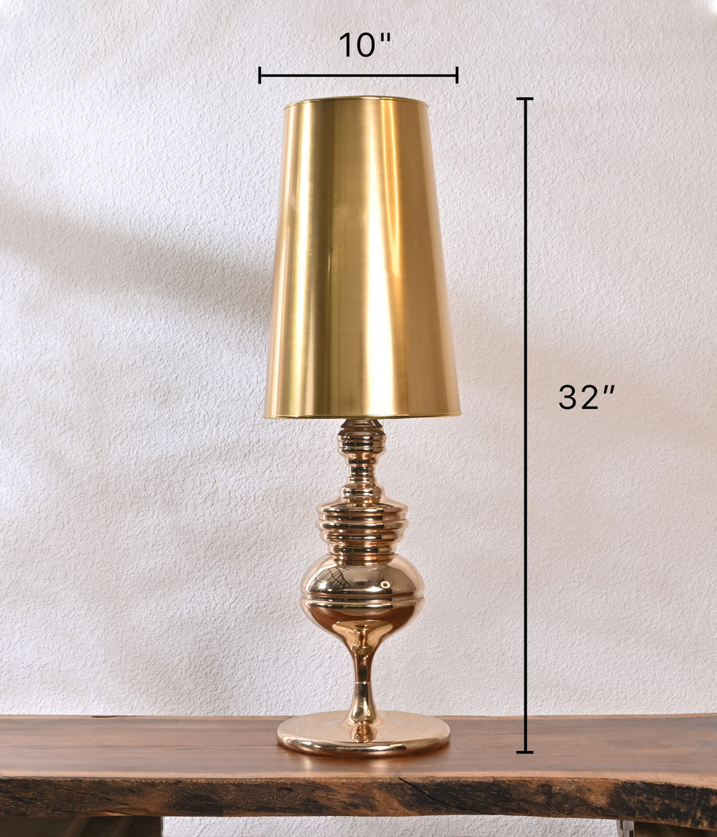 Golden Aura metal Luminaire lamp