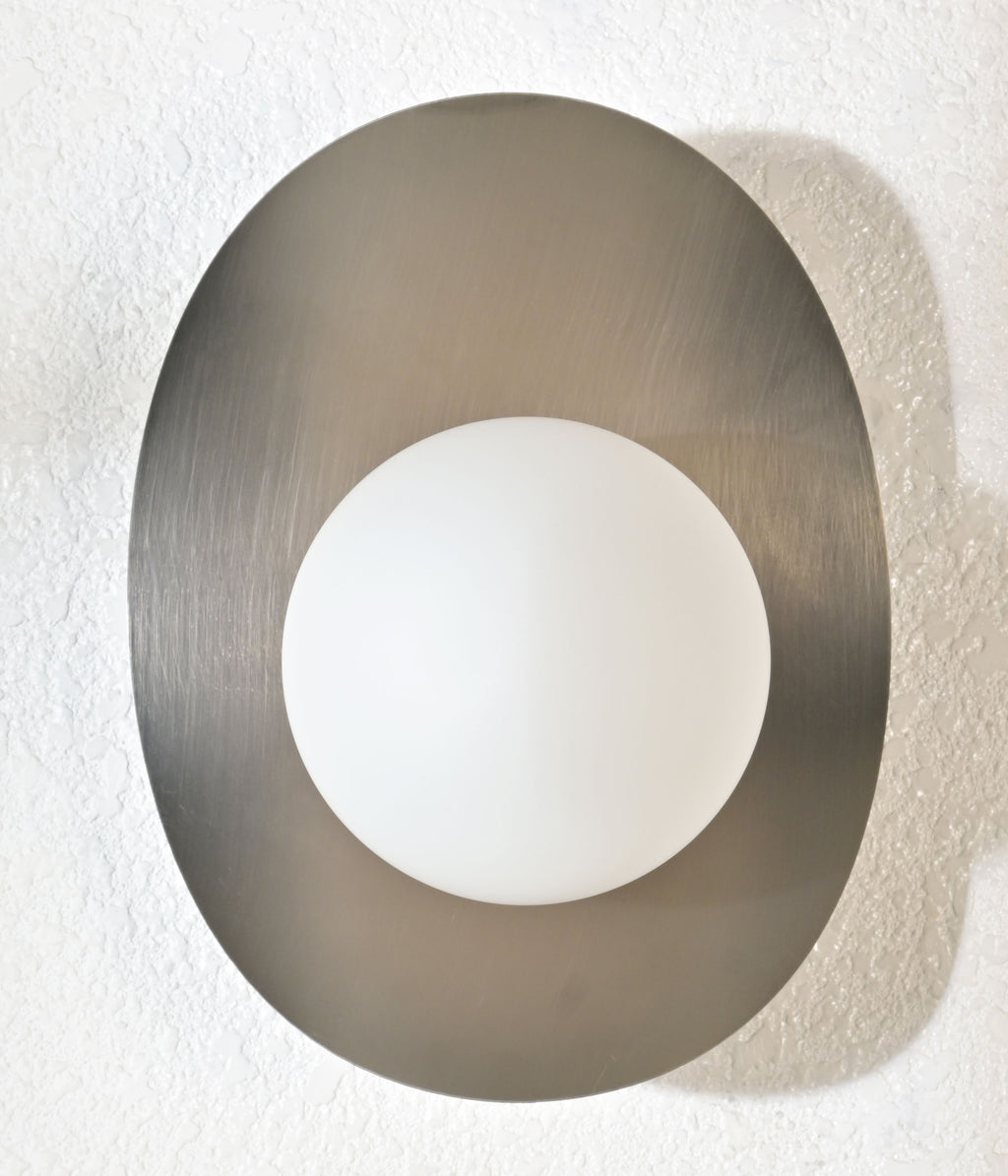 Graphite Globe Wall Light