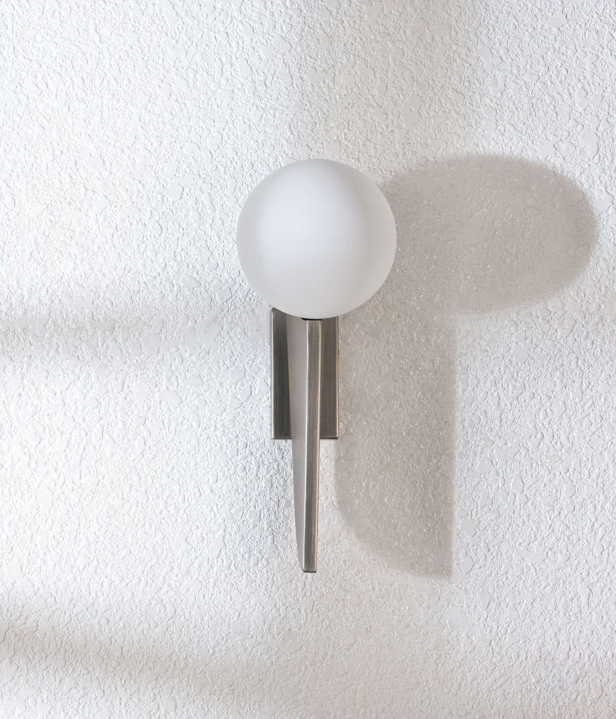 Graphite Grey Globe Sconce