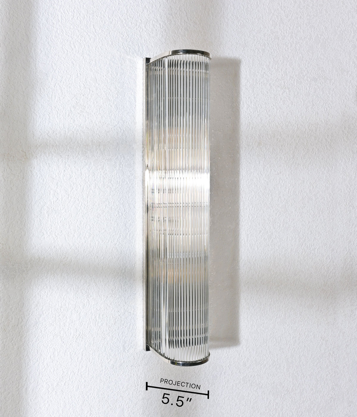 Steel & Glass Rods Bath Sconce