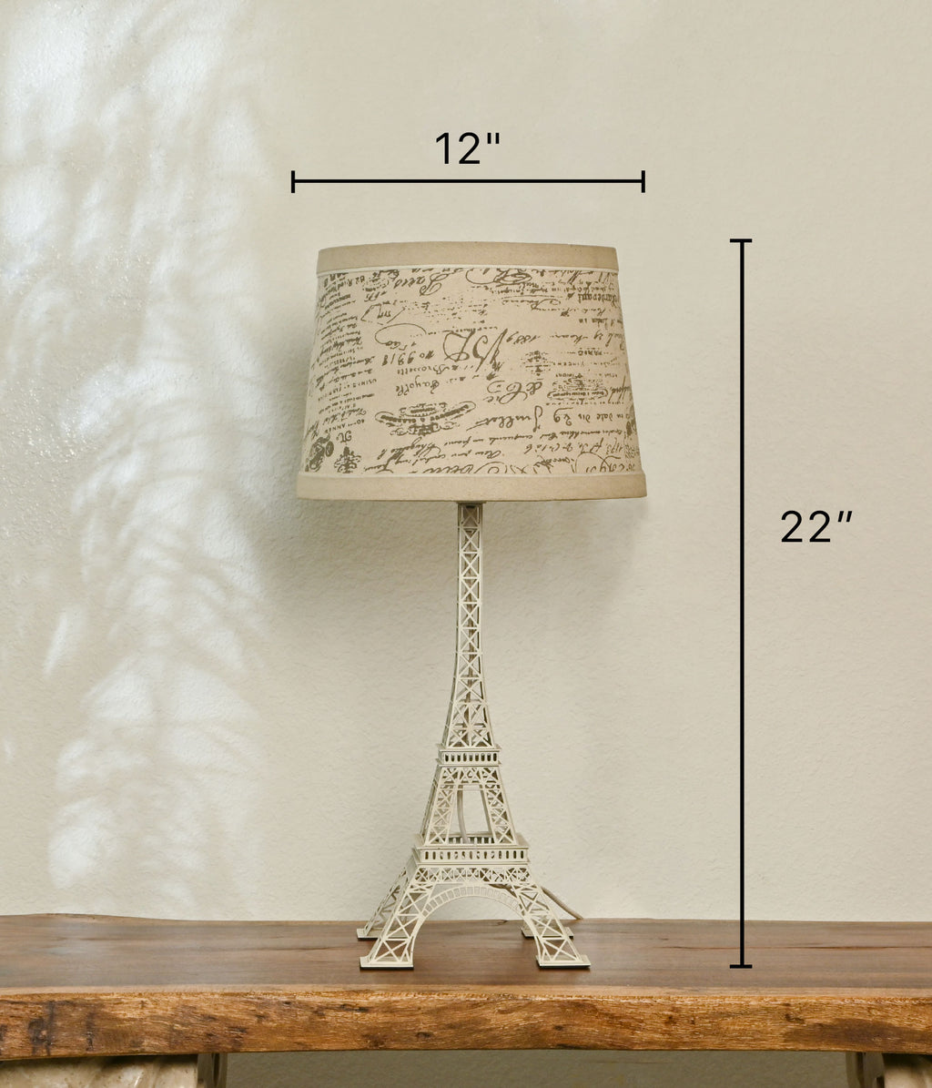 Artisanal Canvas Table Lamp