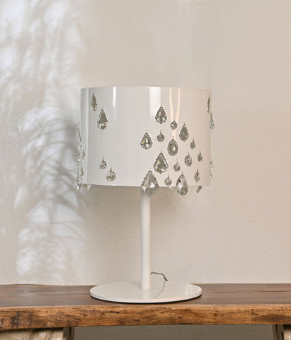 Glossy Crystal Glow Table Lamp