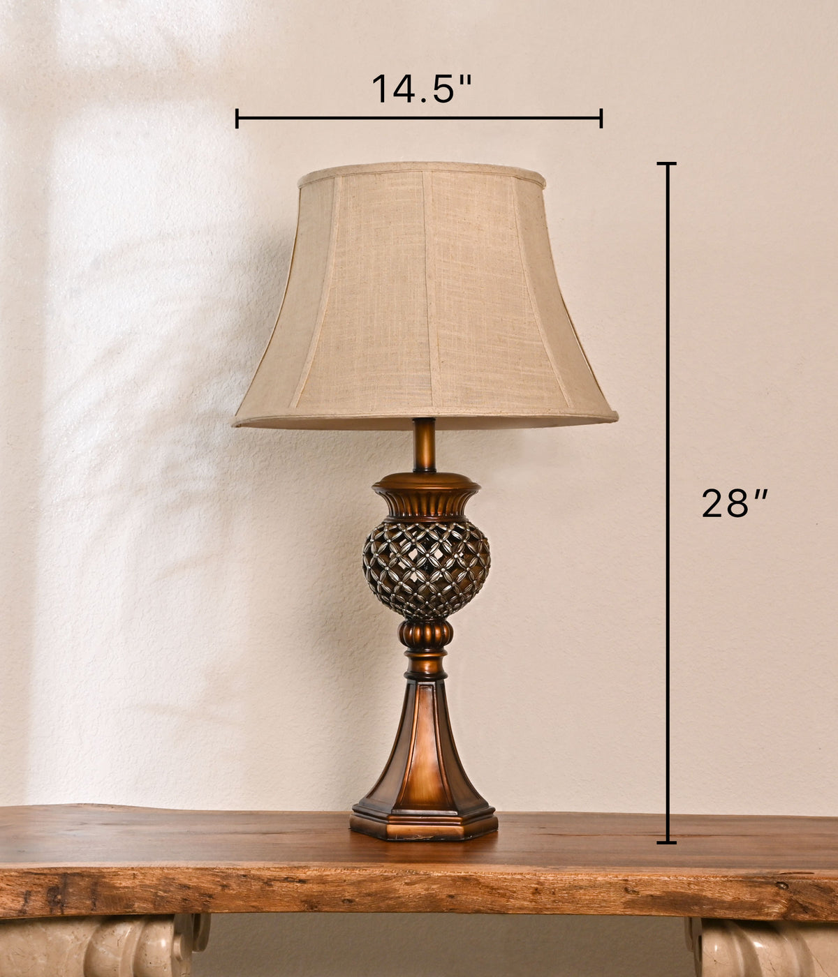 Rustic Elegance Table Lamp