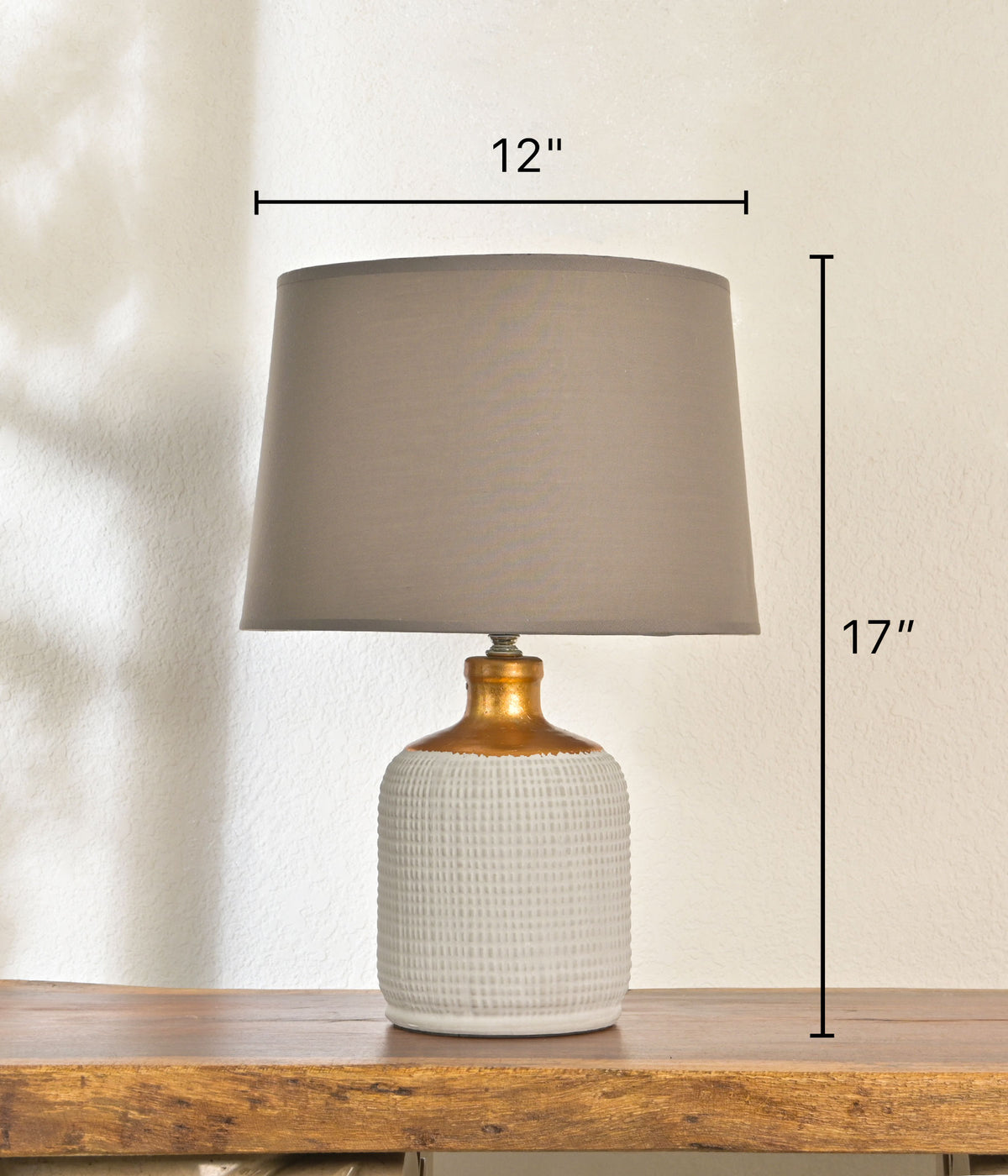 Golden Mist Bedside Lamp