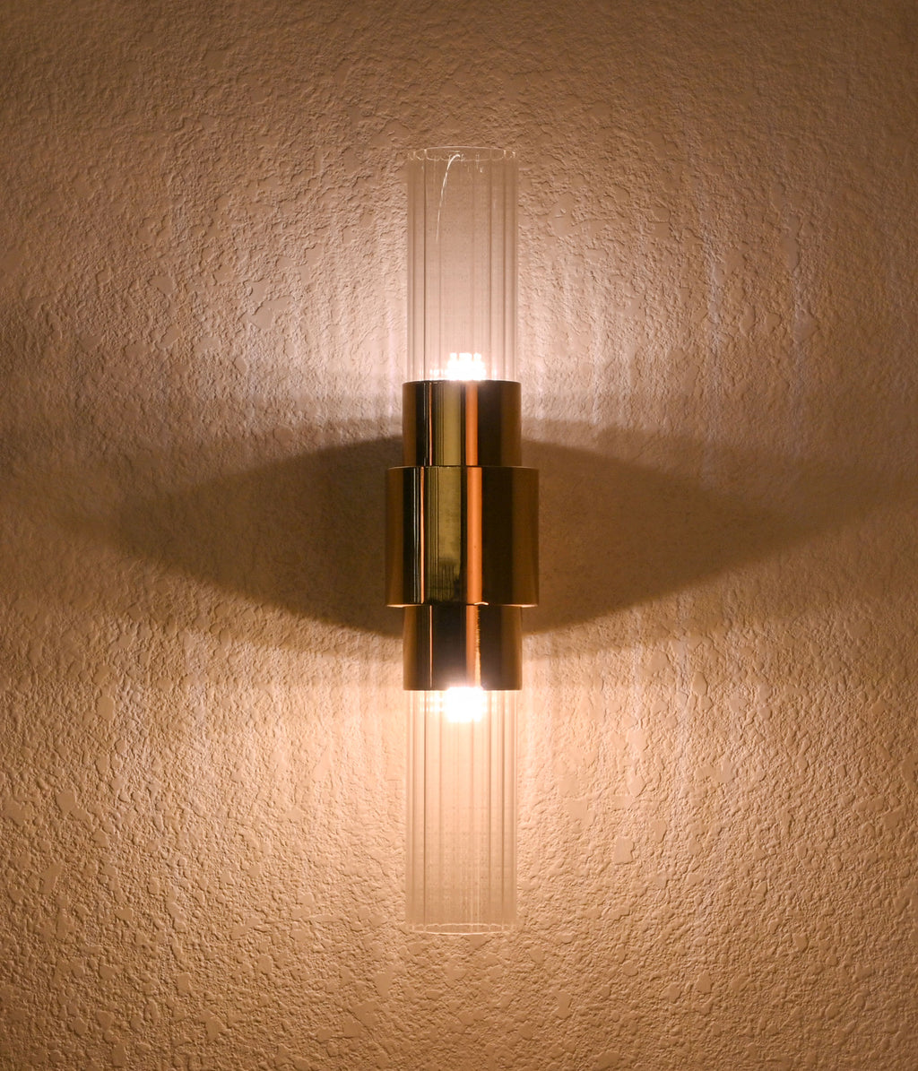 Golden Flute Wall Sconce light