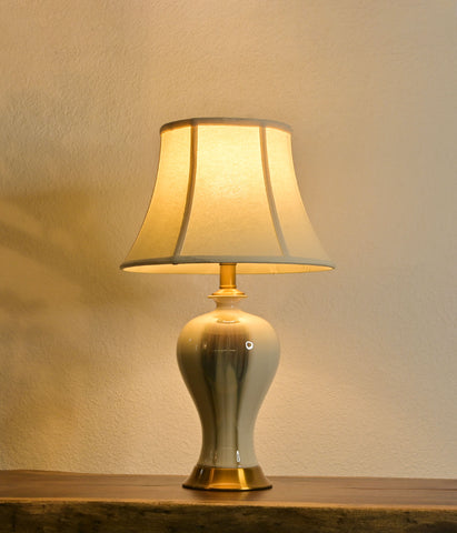 Cream Luster Table Lamp