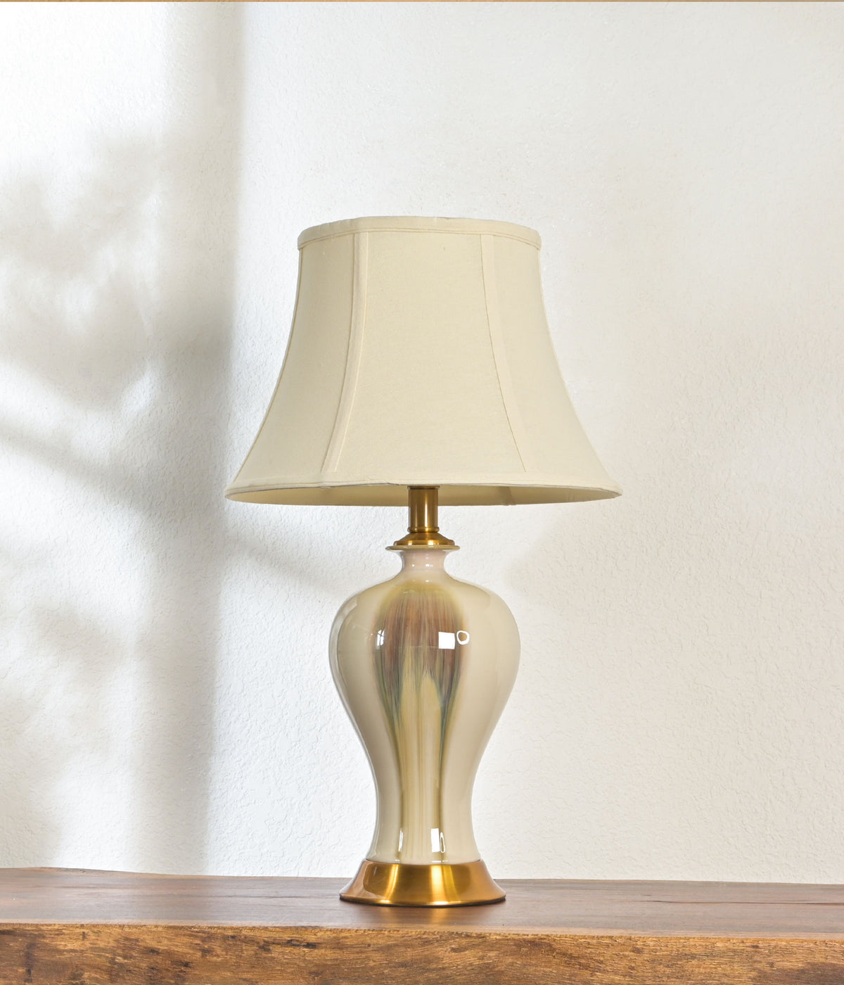 Cream Luster Table Lamp