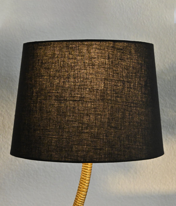 Matt Gold Elephant Lamp With Lamp Shade