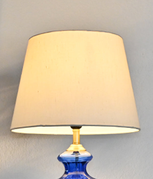 Lead Crystal Glass In Royal Blue Original Colour